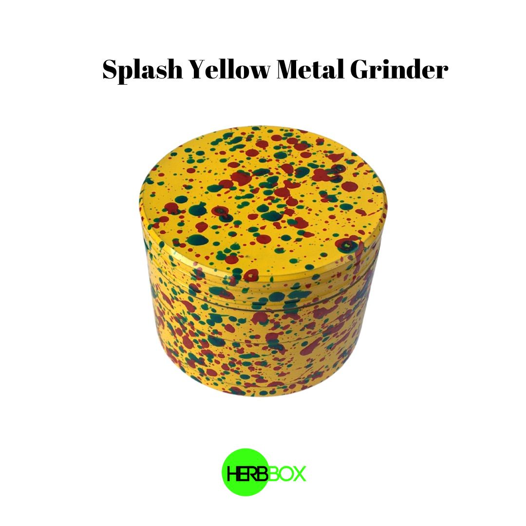 Splash Yellow -  Metal Crusher/Grinder ( 4 Part )