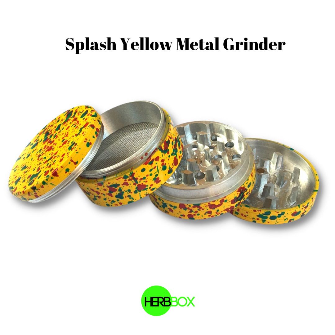 Splash Yellow -  Metal Crusher/Grinder ( 4 Part )