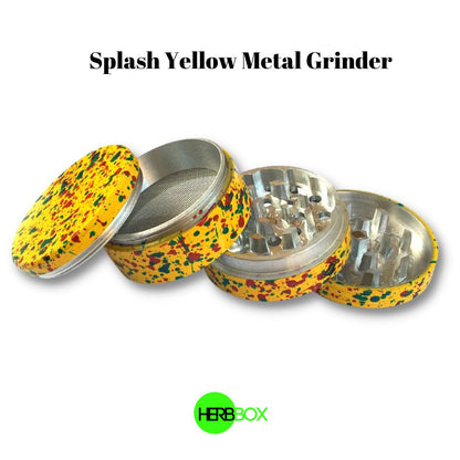 Splash Yellow -  Metal Crusher/Grinder ( 4 Part )