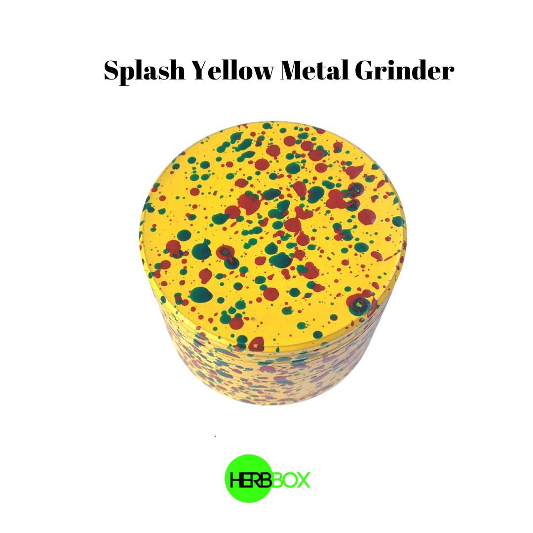 Splash Yellow -  Metal Crusher/Grinder ( 4 Part )