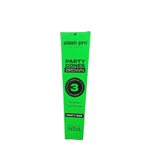 Stash-Pro Party Cones - Brown