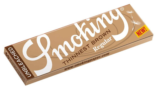 Smoking Thinnest Brown Regular (1-1/4th) Rolling Papers